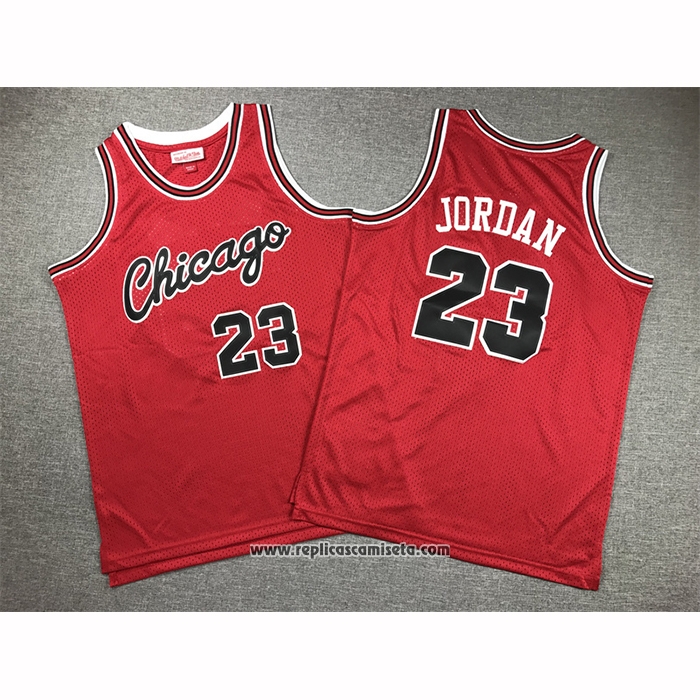 Camiseta Nino Chicago Bulls Michael Jordan NO 23 Mitchell & Ness 1984-85 Rojo